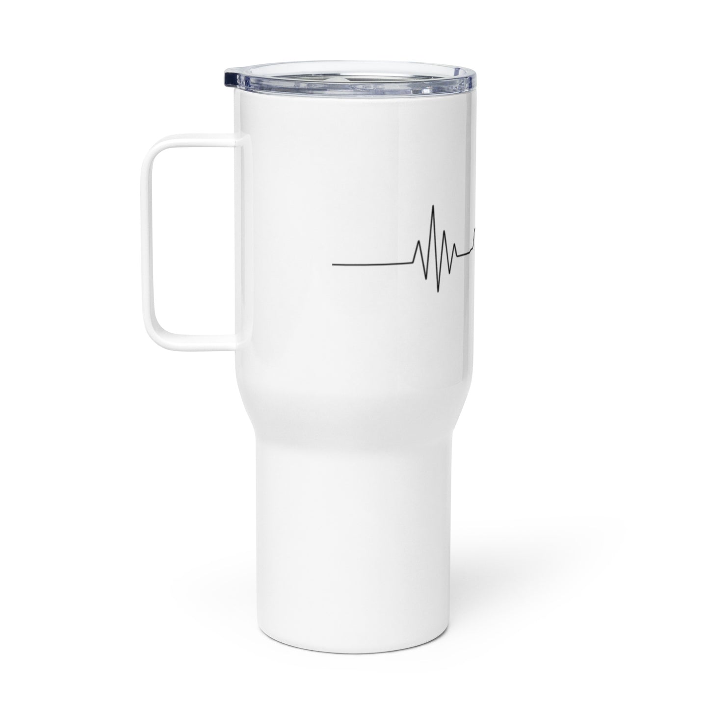Live - Bon Sens - Christ Travel mug with a handle